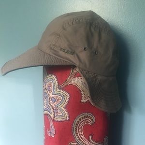 CC Filson co. Vintage flap hat size small